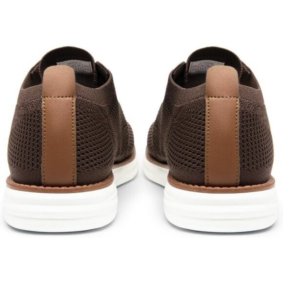 ⚡Bruno Marc Men Brown Knit Flex Mesh Oxfords Lace-Up Lightweight Casual Sneakers - Picture 5 of 10